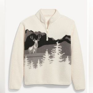Old Navy 1/4 Sherpa Pullover